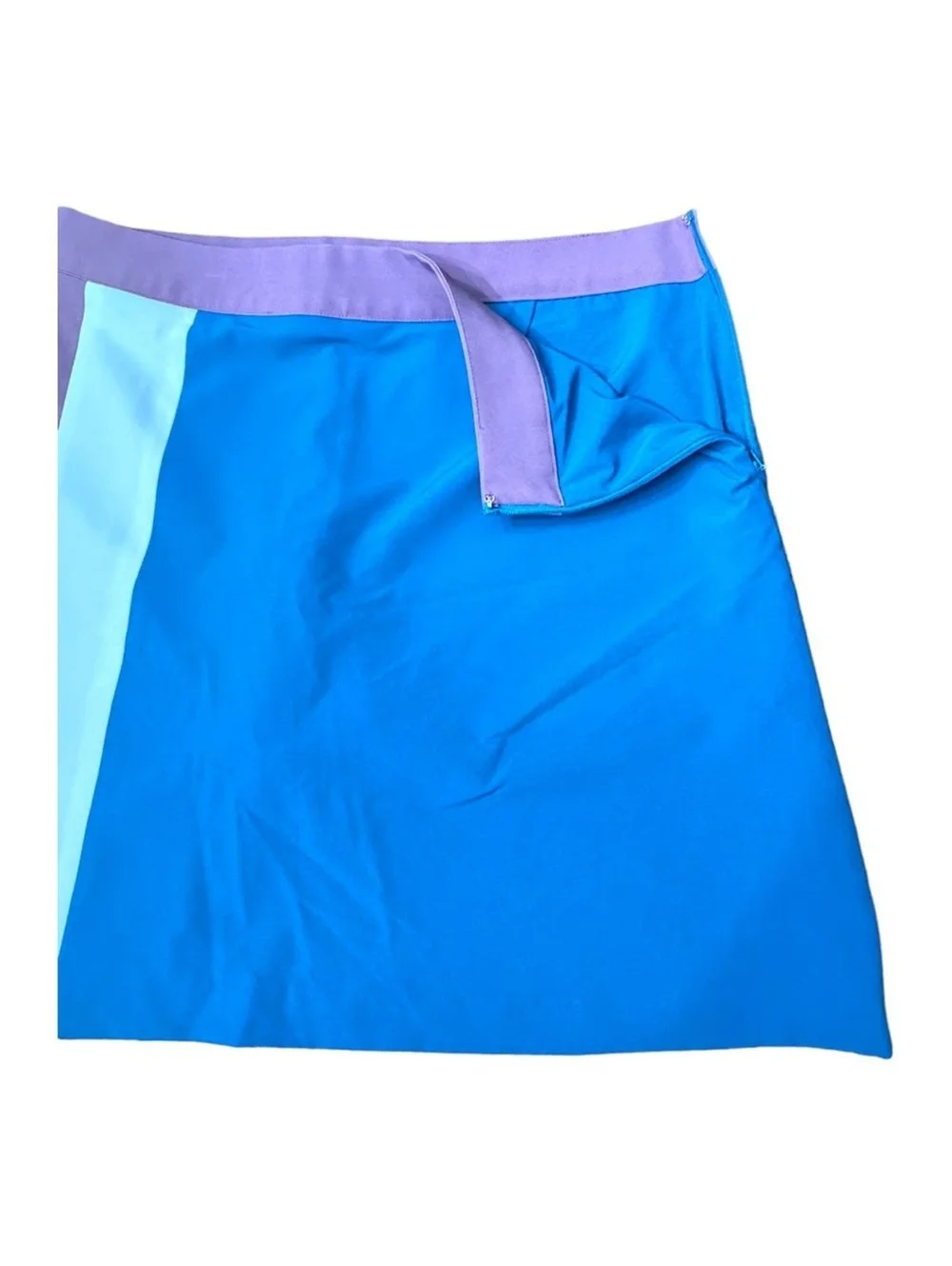 Oxford Golf Color Block Skirt Skort Side Zipper Women’s Size 12